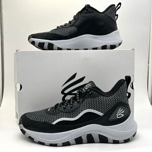 Under Armour Curry 3Z 24 Basketball Shoes Mens 10 Womens 11.5 Black Grey 3027626